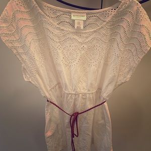 Motherhood Maternity Eyelet Top